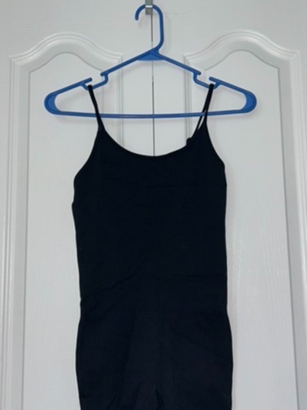 Black Ribbed Cami Shorts Romper Size Small